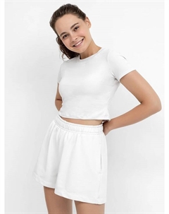 Однотонный комплект (укороченная футболка и шорты мини) Mark formelle