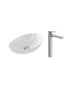 Умывальник со смесителем Cersanit Moduo 55 Leaf / 63571 + 63059