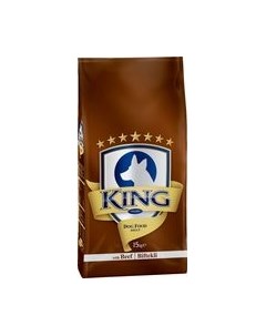 Сухой корм для собак Plus с говядиной для средних и крупных пород King