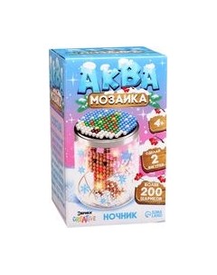 Развивающая игра Аквамозаика. Снежная баночка. Олененок / 9540959 Эврики
