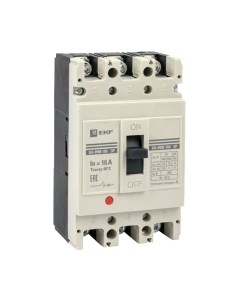 Выключатель автоматический EKF PROxima ВА-99М 100/16А 3P 35кА / mccb99-100-16m Ekf