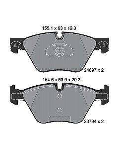 Тормозные колодки Textar 2469701