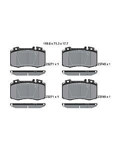 Тормозные колодки Textar 2374502