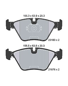 Тормозные колодки Textar 2318302