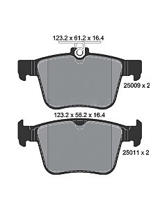 Тормозные колодки Textar 2500901