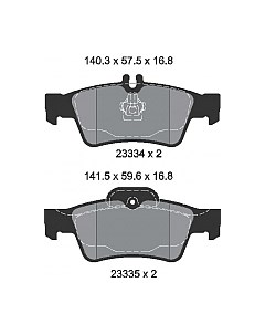 Тормозные колодки Textar 2333403