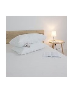 Наволочка Белый 40 50x70см Akshome