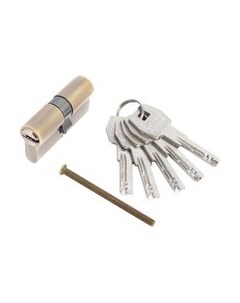 Цилиндровый механизм замка Стандарт Max 60 (30x30) AB перф. ключ/ключ