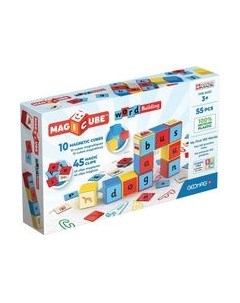 Развивающий игровой набор Geomag Магнитные кубики собираем слова латинский алфавит GM258