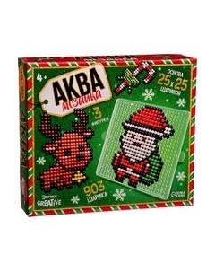 Развивающая игра Эврики Аквамозаика. Дед Мороз. Олененок и конфетка / 10265832