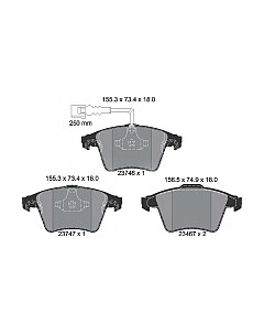 Тормозные колодки Textar 2374601