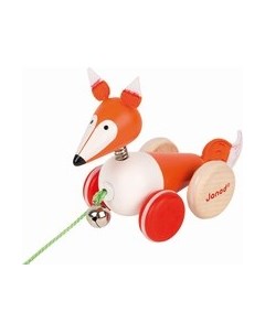 Игрушка-каталка Janod Лисичка J08191
