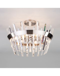 Светильник подвесной (CR) 5х60Вт E14 сатин-никель 10111/5 Eurosvet