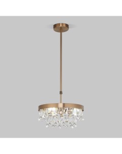 Светильник подвесной (CR) 3х40Вт E14 латунь 60165/3 Eurosvet