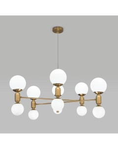 Светильник подвесной (M) 12х20Вт E27 G9 латунь 30182 Eurosvet