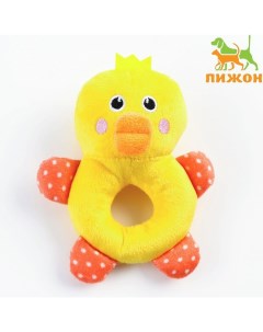 Игрушка пищащая для собак «Утёнок»,17 см Пижон