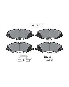 Тормозные колодки Textar 2502201