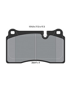 Тормозные колодки Textar 2021701