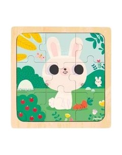 Развивающая игра Janod Белый кролик J07112