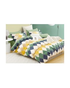 Комплект постельного белья №МК 16 A/B (K) 2.0 с европростыней Luxor