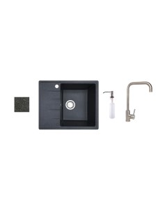 Мойка кухонная со смесителем БелЭворс Mila R + смеситель W4998-4 + дозатор L405-1 Белэворс