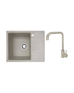 Мойка кухонная со смесителем БелЭворс Mila L + смеситель W4998-4 Белэворс