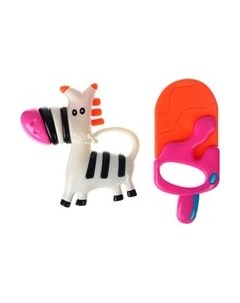 Набор погремушек Зебра и эскимо / 142436 Крошка я