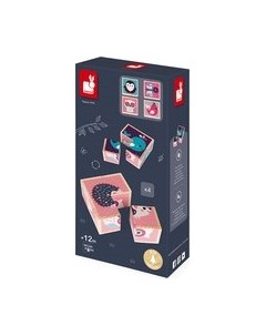 Развивающий игровой набор Janod Кубики Животные малыши J08001