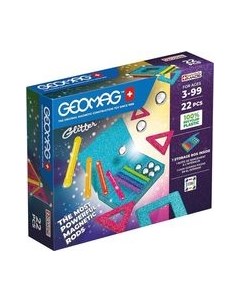 Конструктор магнитный Geomag Блестки GM534