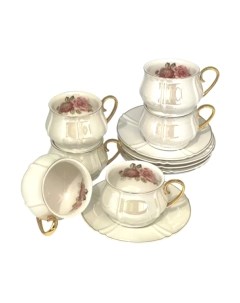 Набор для чая/кофе Lenardi Перламутр белый 105-776