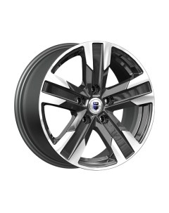 Литой диск K&K Висмут (КС100) 16x7" 5x108мм DIA 65.1мм ET 40мм Алмаз черный K&k