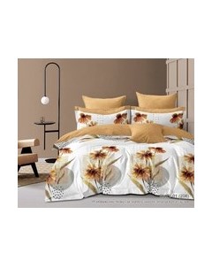 Комплект постельного белья №01 (208) SHZY A/B 2.0 с европростыней Luxor