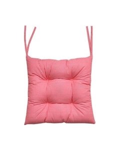 Подушка на стул MATEX Homely. Красная клетка / 19-459 Matex