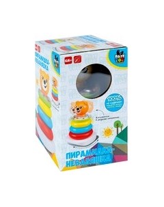 Развивающий игровой набор Bondibon Неваляшка-пирамидка Медвежонок / ВВ6444