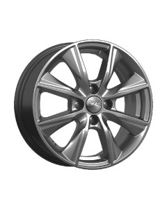 Литой диск SKAD Порту 15x6" 4x100мм DIA 54.1мм ET 46мм Графит Skad