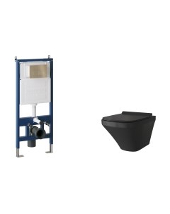 Унитаз подвесной с инсталляцией Grossman GR-4440BMS+900.K31.01.000+700.K31.02.310.310