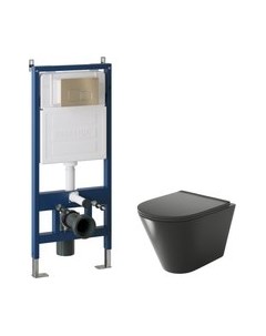Унитаз подвесной с инсталляцией Grossman GR-4477BMS+900.K31.01.000+700.K31.02.310.310