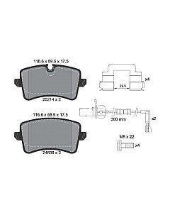 Тормозные колодки Textar 2521401
