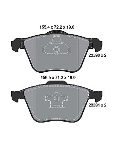 Тормозные колодки Textar 2359001