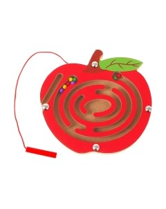 Развивающая игрушка Лесная мастерская Яблоко. Лабиринт магнитный / 1205630