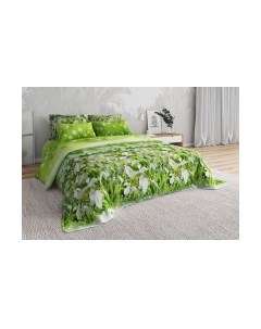 Комплект постельного белья Б 1.5 Классик Подснежники / 0351/1 Моё бельё