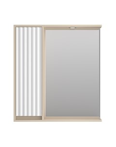 Шкаф с зеркалом для ванной Balaton L 75 / BAL-04075-03-01Л Brevita