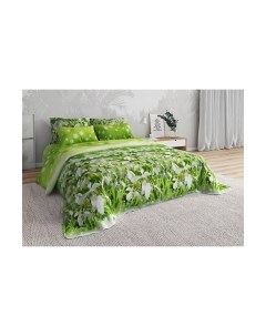 Комплект постельного белья Б Евро Подснежники / 0351/1 Моё бельё