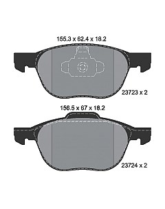 Тормозные колодки Textar 2372301