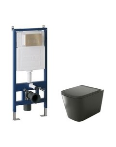 Унитаз подвесной с инсталляцией GR-4441BMS+900.K31.01.000+700.K31.02.310.310 Grossman