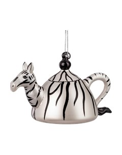 Елочная игрушка Erich Krause Decor. Зебра-чайничек / 62503 Erich krause