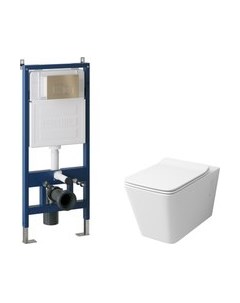 Унитаз подвесной с инсталляцией Grossman GR-4414S+900.K31.01.000+700.K31.02.310.310