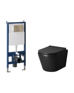 Унитаз подвесной с инсталляцией Grossman GR-4478BMS+900.K31.01.000+700.K31.02.310.310