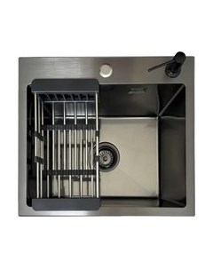 Мойка кухонная Blantek LS-5044HN Honeycomb Nano Black