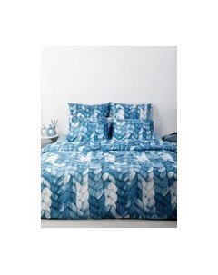 Комплект постельного белья Вязка Стандарт Семейный / 70868-1+70682-2 Ночь нежна